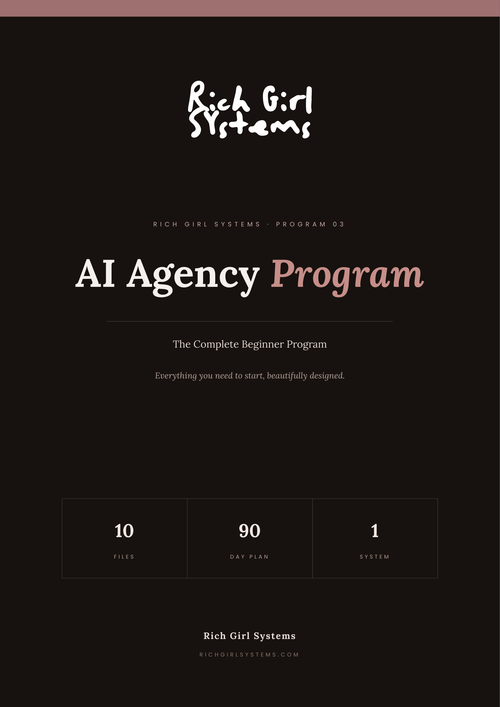 AI Agency Program cover