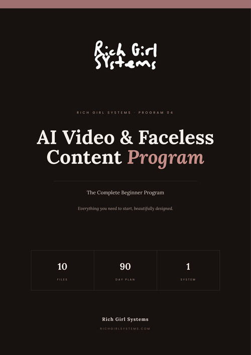 AI Video and Faceless Content Program cover