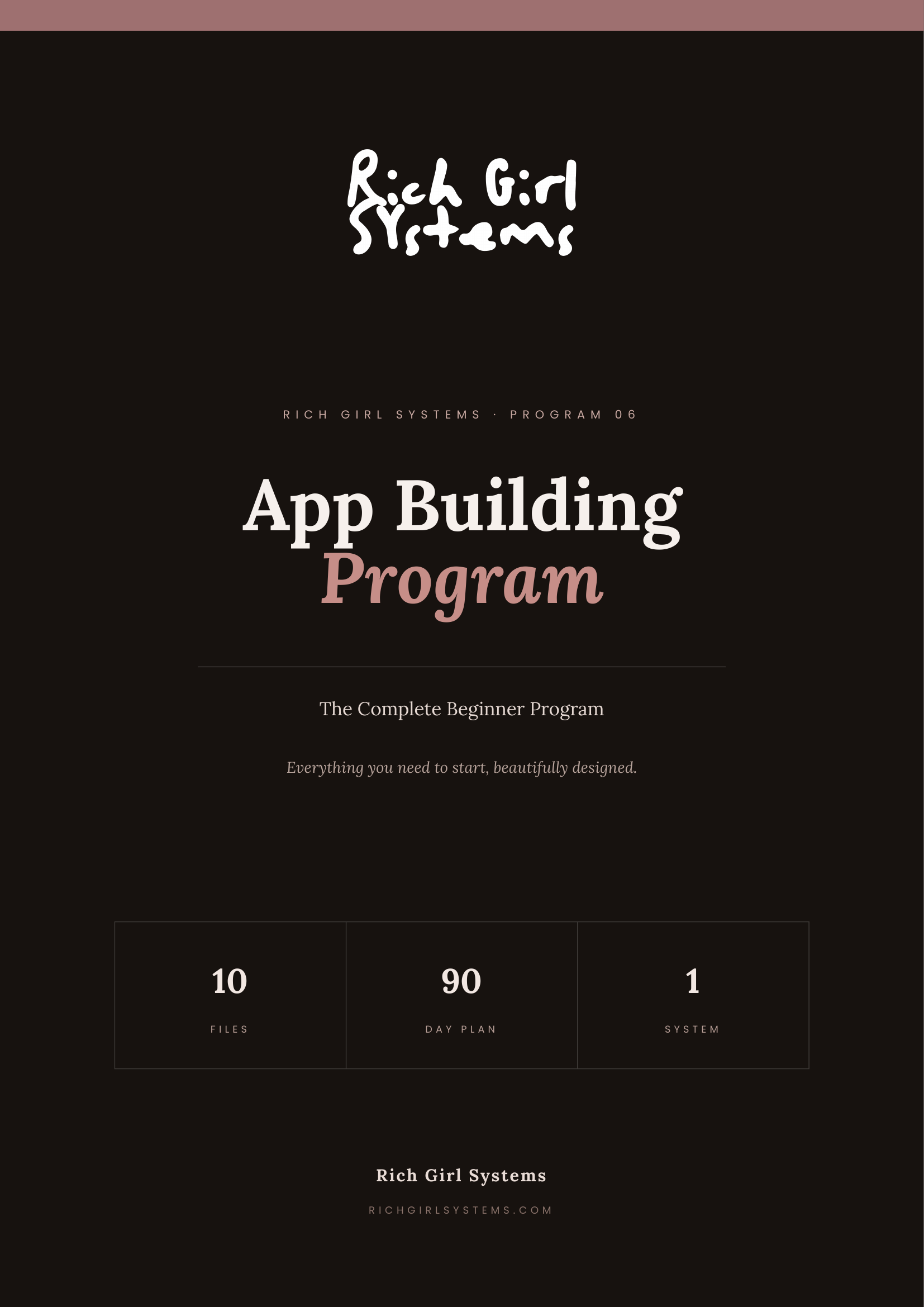 App Building Program cover