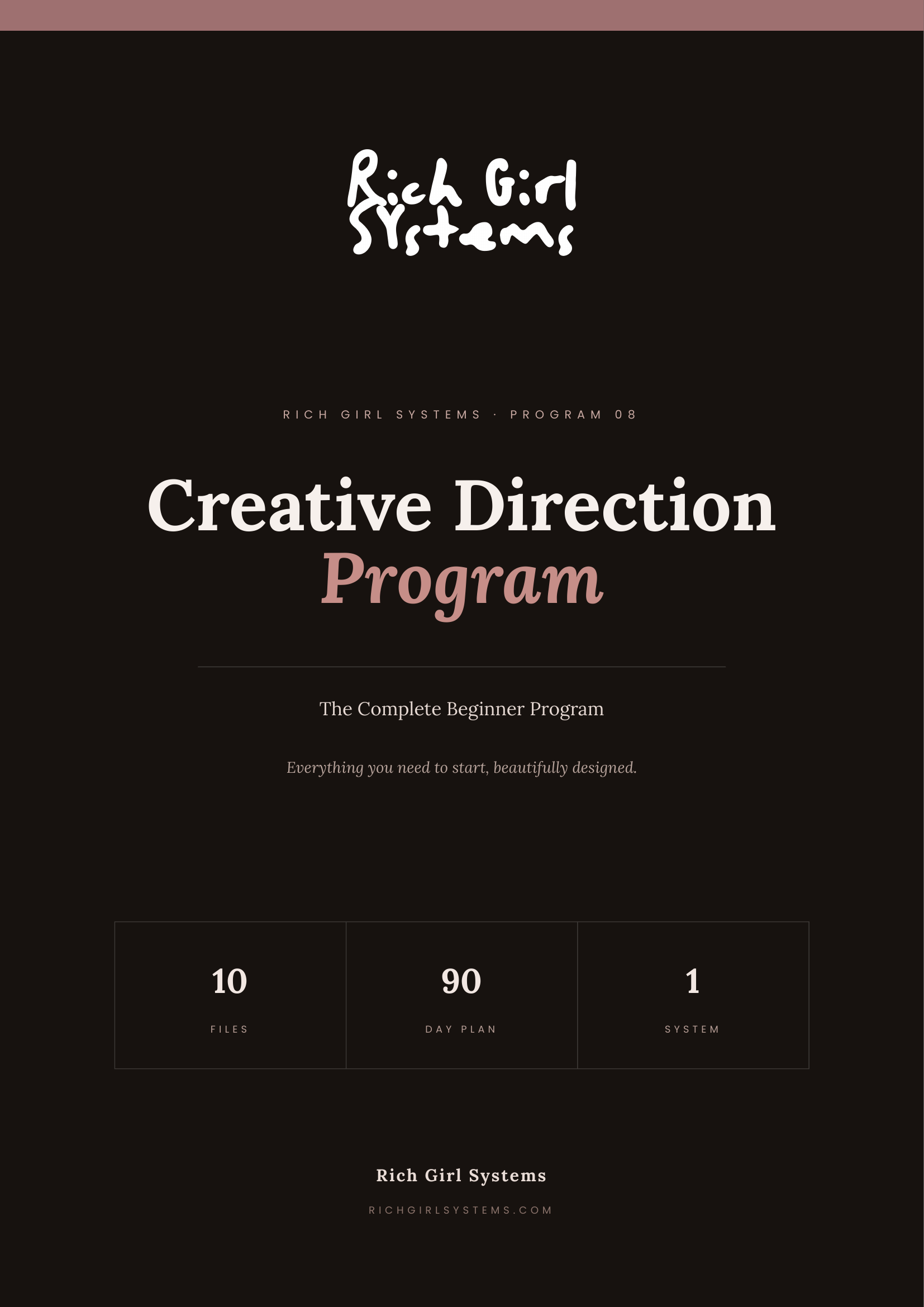 Creative Direction Program cover