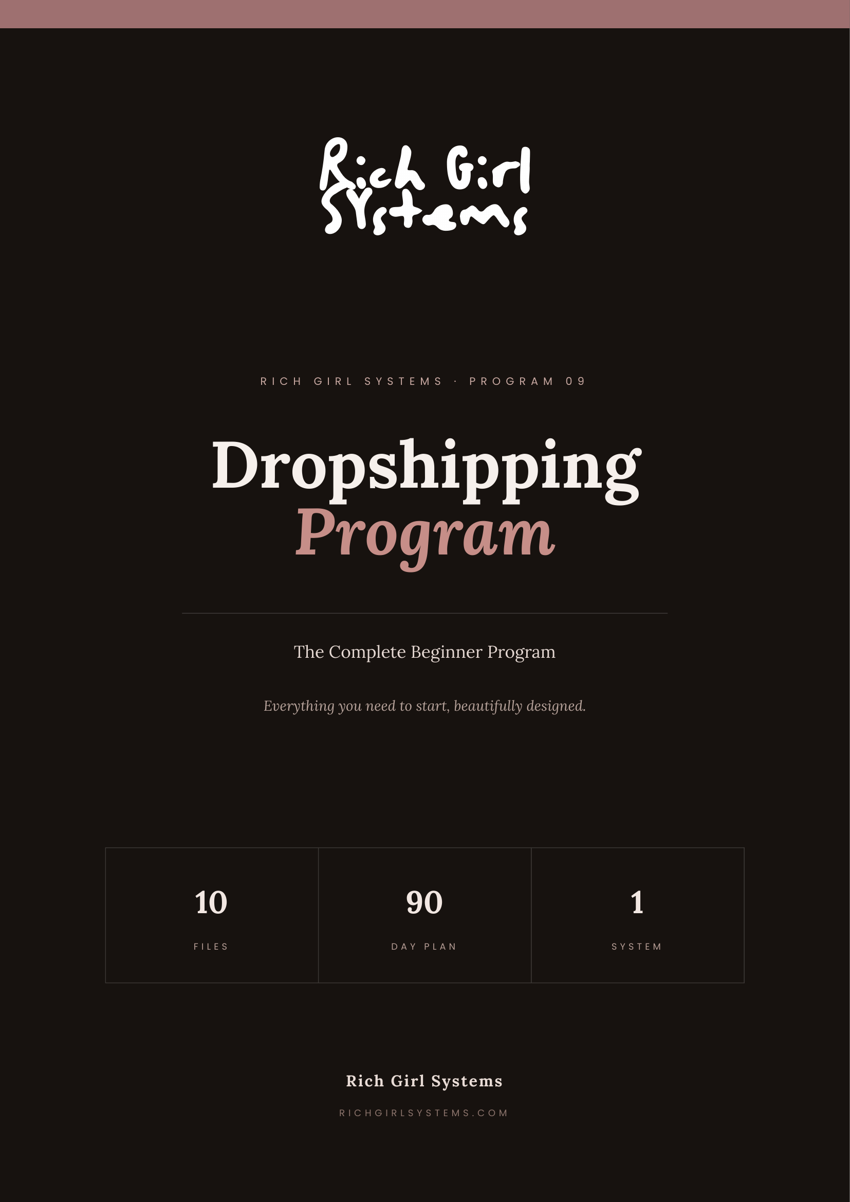 Dropshipping Program cover