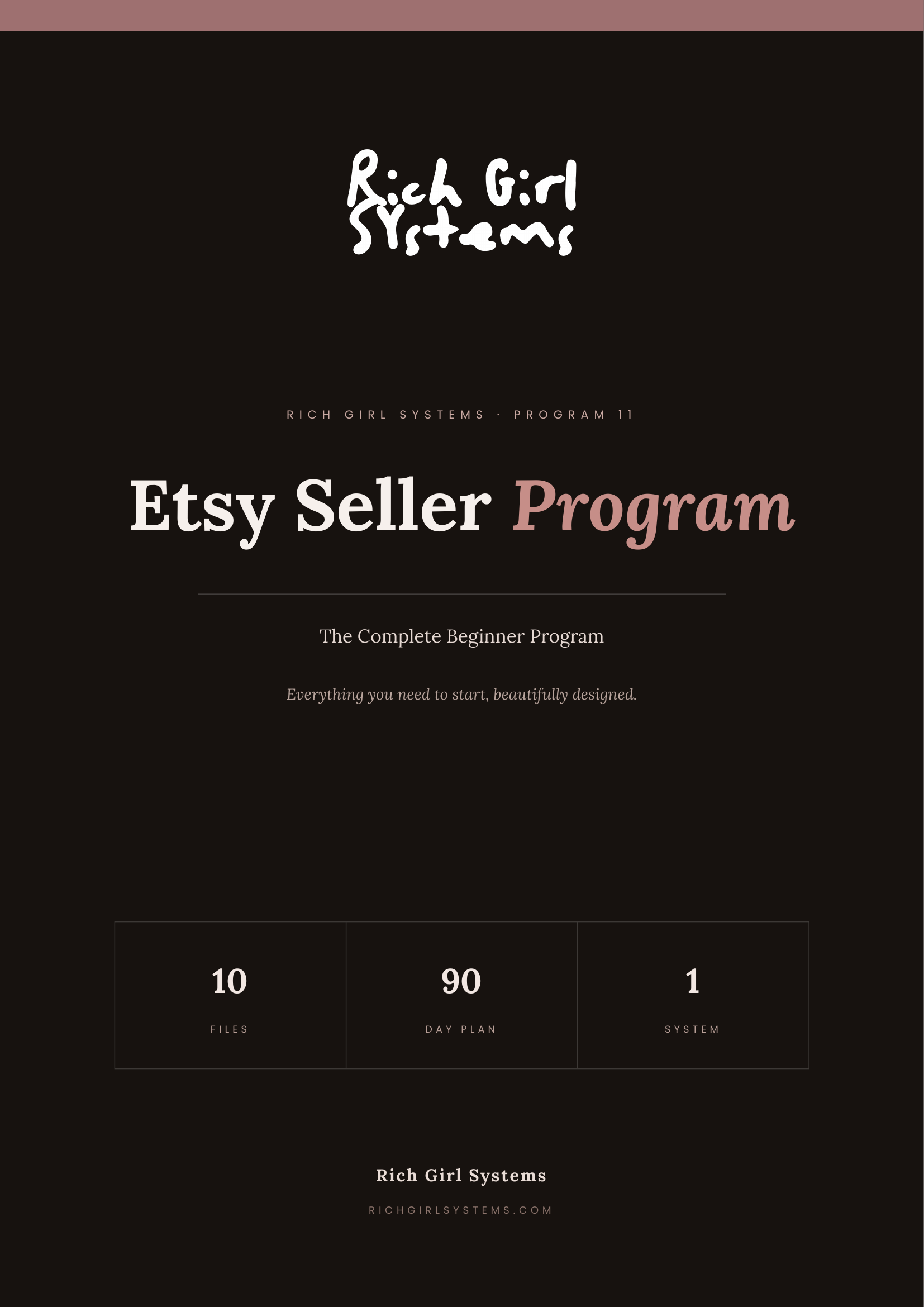 Etsy Seller Program cover