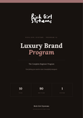 Luxury Brand Program cover