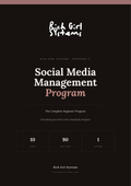 Social Media Management Program cover