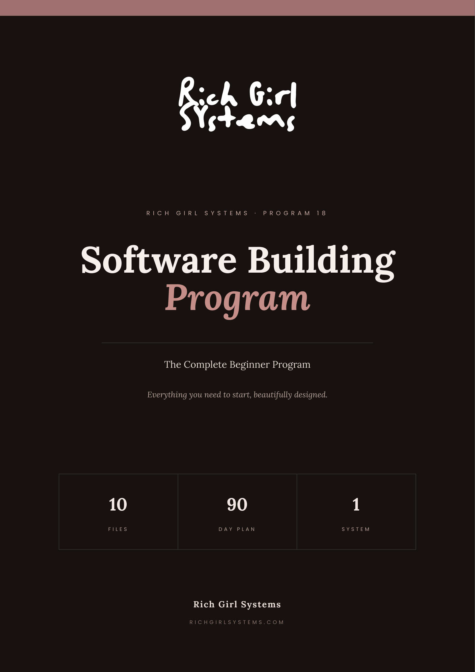 Software Building Program cover
