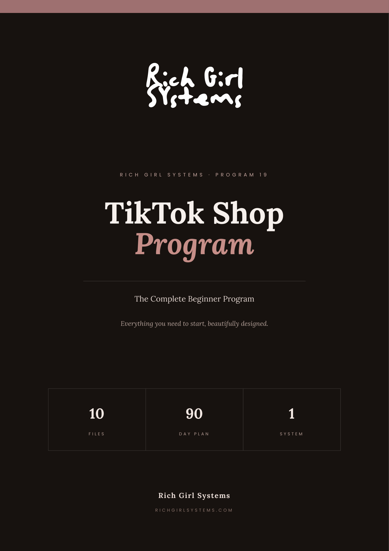 TikTok Shop Program cover