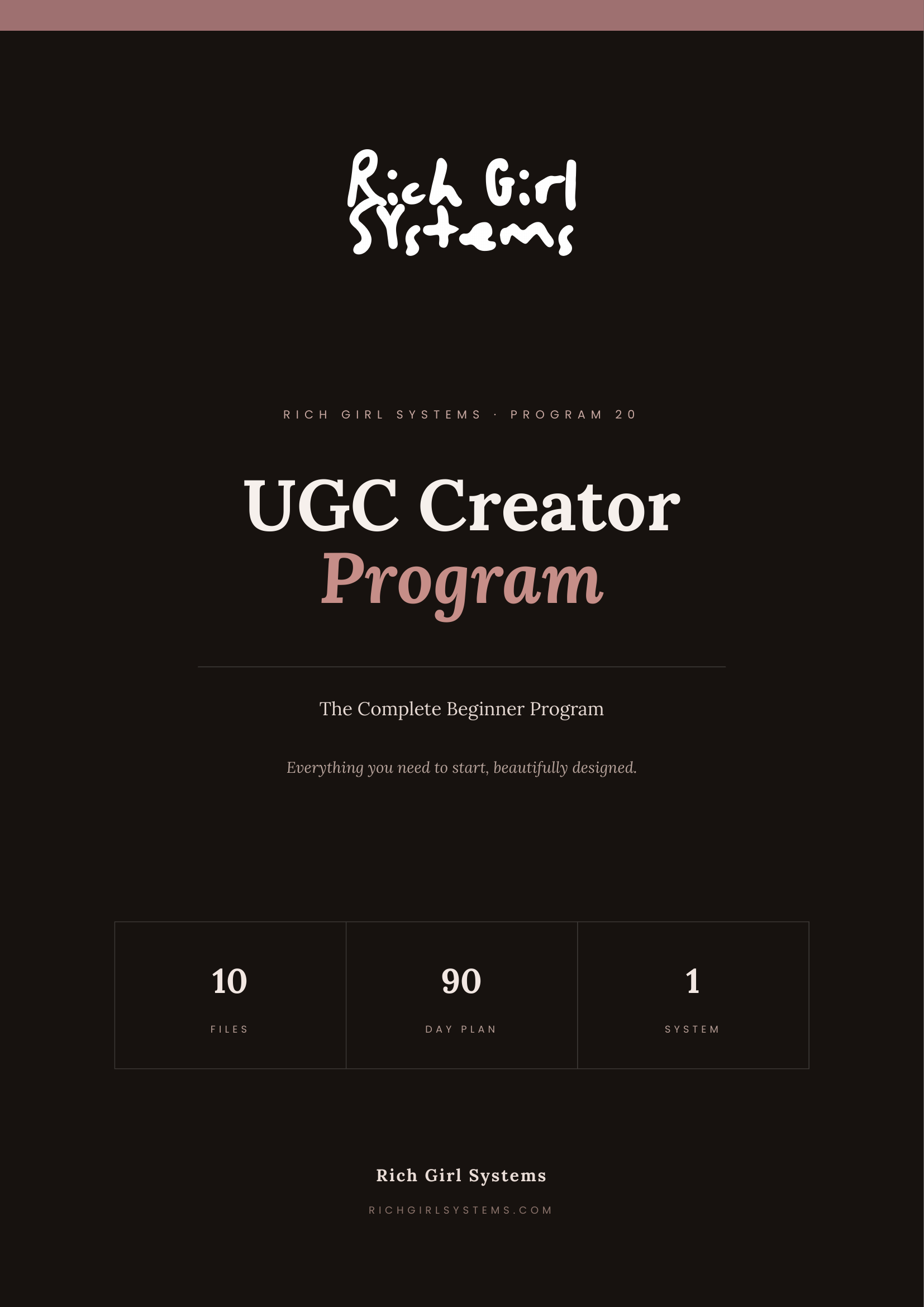 UGC Creator Program cover